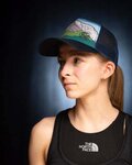 BUFF tapa - TRUCKER KRIVÁŇ - gris/verde/azul