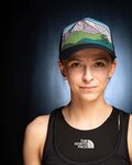 BUFF tapa - TRUCKER KRIVÁŇ - gris/verde/azul