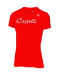 CASTELLI Camiseta de manga corta - CLASSIC W - rojo