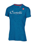 CASTELLI Camiseta de manga corta - CLASSIC W - azul