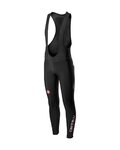 CASTELLI pantalones largos con tirantes - MENO 2 WINTER - negro
