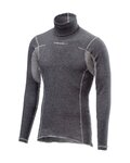 CASTELLI camiseta de manga larga - FLANDERS WARM NECK - gris