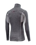 CASTELLI camiseta de manga larga - FLANDERS WARM NECK - gris
