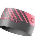 CASTELLI cinta para la cabeza - ARRIVO 3 THERMO - rosa/gris