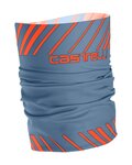 CASTELLI calentador de cuello - ARRIVO 3 THERMO - naranja/azul