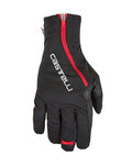 CASTELLI guantes de dedos largos - SPETTACOLO ROS - negro