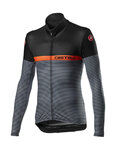 CASTELLI maillot de invierno de manga larga - MARINAIO LONG - negro/naranja