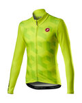 CASTELLI maillot de invierno de manga larga - CUBI LONG - amarillo