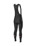 CASTELLI pantalones largos con tirantes - ENTRATA WIND - negro
