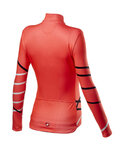 CASTELLI maillot de invierno de manga larga - DIAGONAL LADY WINTER - rosa