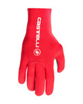 CASTELLI guantes de dedos largos - DILUVIO C - rojo
