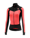 CASTELLI maillot de invierno de manga larga - SFIDA LADY WINTER - negro/rosa