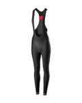 CASTELLI pantalones largos con tirantes - VELOCISSIMA LADY WNT - negro