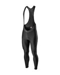 CASTELLI pantalones largos con tirantes - ENTRATA - negro