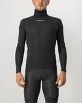 CASTELLI camiseta de manga larga - FLANDERS WARM NECK - negro