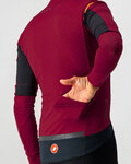 CASTELLI chaqueta aislante - PERFETTO ROS CONVERT - rojo