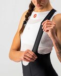 CASTELLI pantalones largos con tirantes - VELOCISSIMA LADY WNT - negro