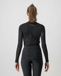 CASTELLI camiseta de manga larga - FLANDERS 2 WARM LADY - negro