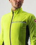 CASTELLI chaqueta cortaviento - SQUADRA STRECH - amarillo