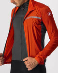 CASTELLI chaqueta cortaviento - SQUADRA STRECH - rojo
