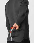 CASTELLI chaqueta cortaviento - SQUADRA STRECH - rojo