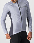 CASTELLI chaqueta cortaviento - SQUADRA STRECH - gris