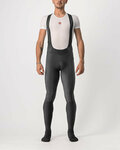 CASTELLI pantalones largos con tirantes - VELOCISSIMO 5 WINTER - negro