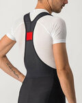 CASTELLI pantalones largos con tirantes - VELOCISSIMO 5 WINTER - negro