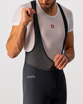 CASTELLI pantalones largos con tirantes - POLARE 3 WINTER - negro