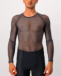 CASTELLI camiseta de manga larga - MIRACOLO WOOL - negro