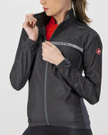CASTELLI chaqueta cortaviento - SQUADRA STRECH LADY - negro