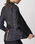CASTELLI chaqueta cortaviento - SQUADRA STRECH LADY - negro