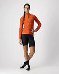 CASTELLI chaqueta cortaviento - SQUADRA STRECH LADY - rojo