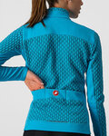 CASTELLI maillot de invierno de manga larga - SFIDA 2 LADY WINTER - azul claro