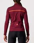 CASTELLI maillot de invierno de manga larga - SINERGIA 2 LADY WNT - granate