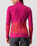 CASTELLI maillot de invierno de manga larga - SORPRESA LADY WINTER - rosa