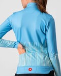 CASTELLI maillot de invierno de manga larga - SORPRESA LADY WINTER - azul claro