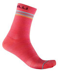CASTELLI calcetines clásicos - GO 15 LADY - rosa