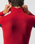 CASTELLI monos - SANREMO ROS SUIT - rojo/negro