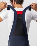 CASTELLI pantalones largos con tirantes - SORPASSO RoS WINTER - azul