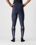 CASTELLI pantalones largos con tirantes - SORPASSO RoS WINTER - azul