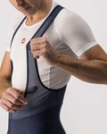 CASTELLI pantalones largos con tirantes - ENTRATA WINTER - azul