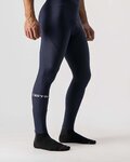 CASTELLI pantalones largos con tirantes - ENTRATA WINTER - azul
