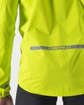 CASTELLI impermeable - EMERGENCY RAIN 2 - amarillo