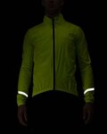 CASTELLI impermeable - EMERGENCY RAIN 2 - amarillo