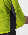 CASTELLI chaqueta cortaviento - SQUADRA STRECH - amarillo