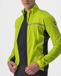 CASTELLI chaqueta cortaviento - SQUADRA STRECH - amarillo