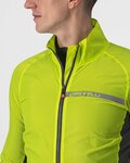 CASTELLI chaqueta cortaviento - SQUADRA STRECH - amarillo