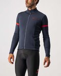 CASTELLI maillot de invierno de manga larga - FONDO 2 WINTER - azul