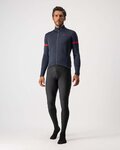 CASTELLI maillot de invierno de manga larga - FONDO 2 WINTER - azul